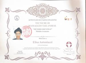 Attestato Tecniche Massaggio Tailandese Avanzato - Shenthai